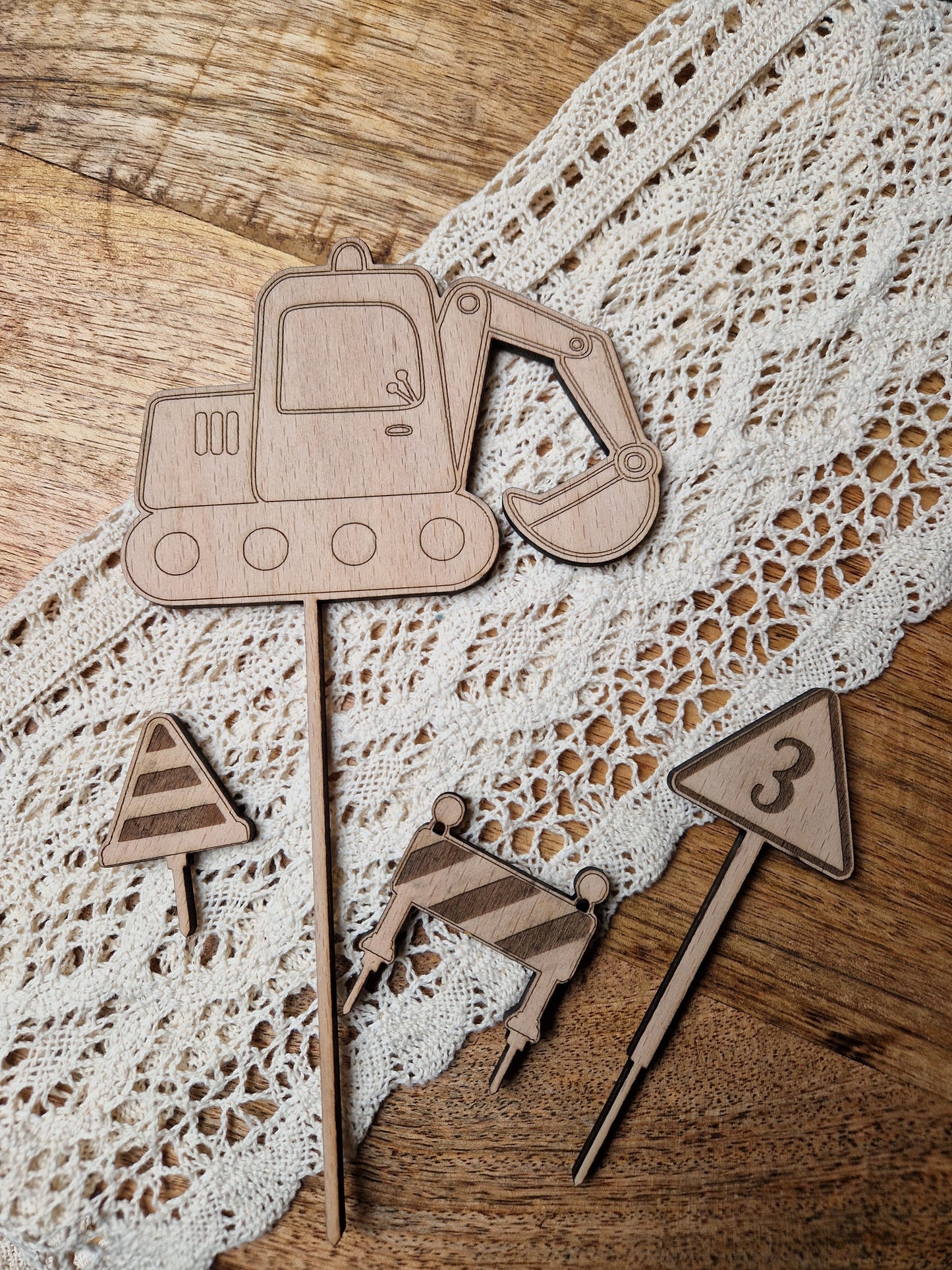 Cake Topper - Baustelle