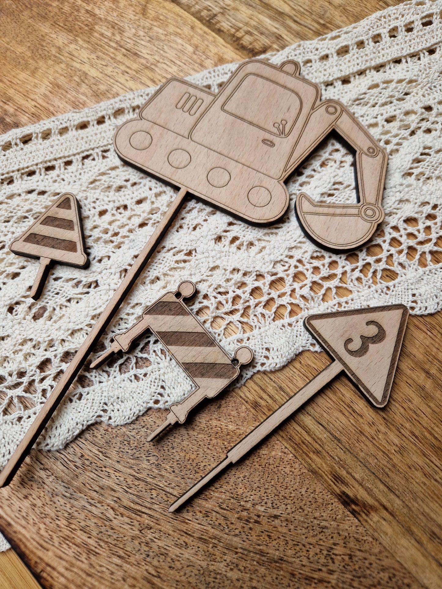 Cake Topper - Baustelle