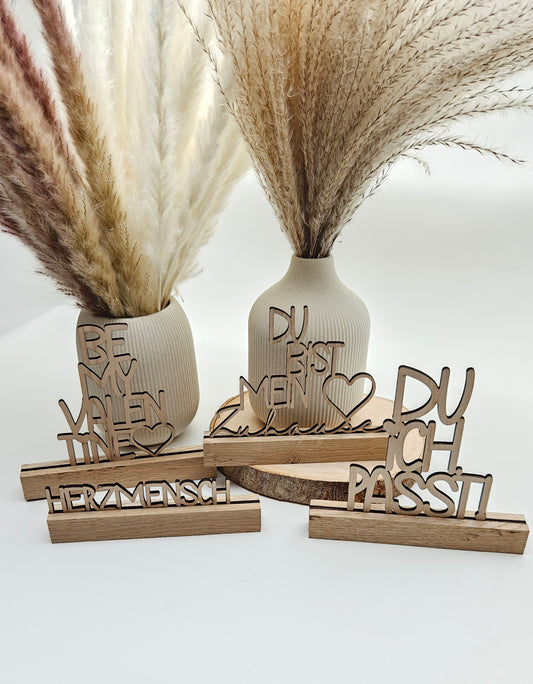 Holzaufsteller Valentinstag