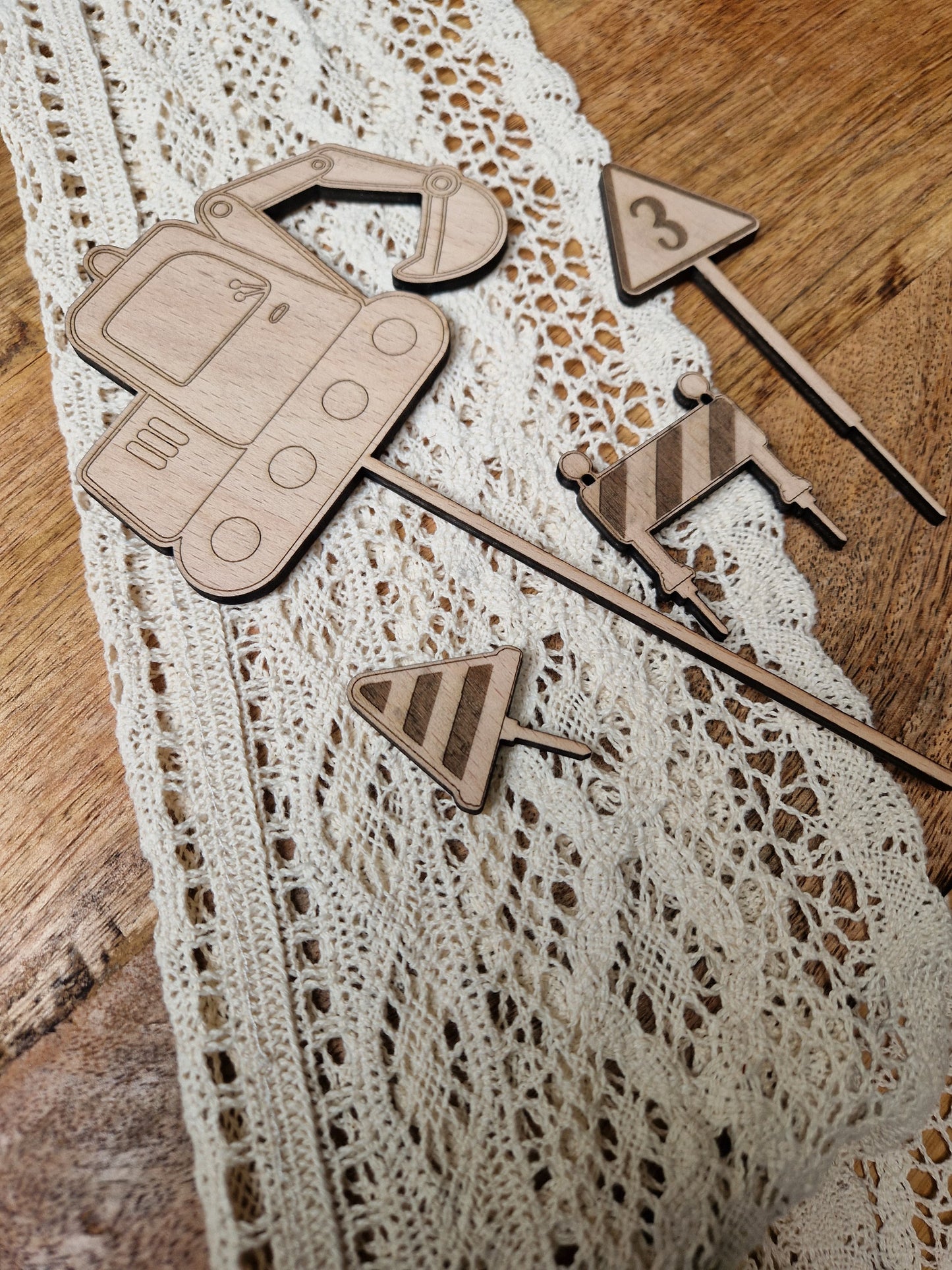 Cake Topper - Baustelle