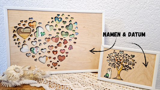Hochzeitsgeschenk Bilderrahmen Geldgeschenk
