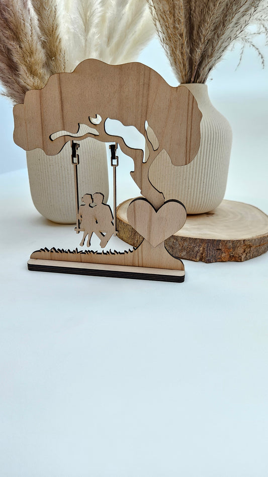 Liebesbaum mit Schaukel